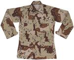 Next product: Choc Chip BDU Jacket Genuine U.S. Military Issue 1980's Vintage Desert Choc Chip Combat Shirt 