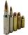 Collectors Bullet Pack Selection of 5 Different Pistol and Rifle Ammunition