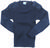 Jumper Navy blue Crew neck Military Army Style acrylic Pullover with Epaulettes, New