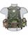 Assault Vest Classic Woodland DPM Multi Pocket Adjustable Kombat Assault Vest