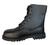 Cadet Boot British Army Style Mid-Leg Black Leather Coated Boots - FOT091