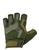Green Fingerless Combat Gloves Raptor Lightweight Durable Supple Combat Glove GL088FL - thumbnail image 6