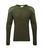 Olive Green Crew Neck Jumper Military Army Style Acrylic Combat Pullover, New