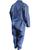 Navy Zip Fronted Harpoon Brand Poly Cotton Blue Coverall / Overall Large Size - thumbnail image 2