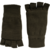 Fingerless Mittens New Thinsulate Lined Fingerless Gloves In Black Or Olive - thumbnail image 9