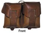 Next product: Leather Pouch Ammo Pouch Military Issue WW1 / WWII Style Ammo Cartridge Pouch Single Or Double Size
