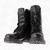 Cadet Assault Boots British Army Style Black Action Leather Uniform Combat Style Boots, New M9666A