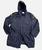 Navy German Army Cold Weather Bundeswehr Parka With Fleece Liner Genuine Vintage Blue Parker - thumbnail image 1