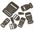 Buckle Accessory Set 9 Spare Buckles / Toggles In Black, Coyote  Or Olive, New - thumbnail image 3