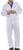 White Boiler Suit Poly Cotton Boilersuit Coverall With presstud front, New - thumbnail image 3