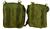 Double Ammo Pouch Vintage 1980's Pattern Left Or Right Olive Green OG PLCE - thumbnail image 2