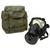 Black Polish MP5 / Arf-A Gas Mask / Respirator In Olive Bag With Filter - thumbnail image 5