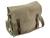 Strong Canvas Satchel Traditional Shoulder Bag Fintry Highlander Brand in Olive or Brown 