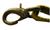 Webbing Strap Lobster Claw Clip Olive Green Webbing Strap - thumbnail image 2