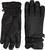 Black Leather Gloves British Army Soldier 95 Style Gloves with Wrist Adjuster