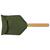 Folding Shovel Military Style Wooden Handled Deluxe Spade with Canvas Case - 27030