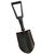 Spade / Shovel Black Dutch Army Military Issue Strong 3 Way Spade With Tri Colour Cover ~ New