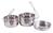 Stainless Steel Cookset Czech 3 Piece Stainless Steel Mess Kit - thumbnail image 4