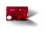 Victorinox Swiss Card Lite Red credit card sized multi function Tool - thumbnail image 2