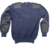 Navy Wool V-Neck Pullover - thumbnail image 2