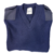 Navy Blue V-Neck Wool Mix Pullover Military Style Jumper Sweater ~ New - thumbnail image 4