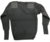 Black HMP Police Issue V Neck Fine Knit Pullover / Jumper, New - thumbnail image 2