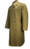 Vintage Military Issue Romanian Great Coat Khaki Green Wool Mix Long Great Coat - thumbnail image 11