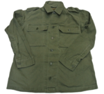 Olive herringbone shirt