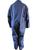 Polycotton Navy zip coverall with 2 chest pockets (unbranded)