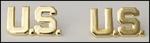 Next product: US Officers WWII Style Pair Of U.S. Insignia Metal Collar Badges