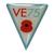 Poppy Remembrance / VE Anniversary pin badges