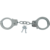 Handcuffs Chrome / Silver Finish Standard Handcuffs With 2 Keys (4801) - thumbnail image 1