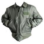 Next product: Genuine US Airforce Sage Green Cold Weather Flyers Jacket, MA-2 Bomber CWU 45P New /  Used