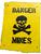 Danger Mines Sign Wooden danger Mines Sign