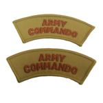 Next product: New Commando Shoulder Title Sand Subdued Army Badge 