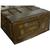 Ammo Box Large Brown 105mm British Army Issue Metal Ammo Box 13 x 25 x 8 inches