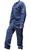 AMR Coveralls RN Navy Blue Velcro Front 100% Cotton Flame Retardant coverall Boilersuit