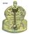 ARP WWII Air Raid Precautoions Pin On Lapel Stud Badge - thumbnail image 3