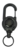 Black Heavy Duty Retractable Carabiner Clip - thumbnail image 1