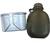 Vintage Water Bottle cup and Cover Set Military issue Khaki Cover Bottle and alloy cup