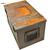 Ammo Boxes Vintage British Army Steel Ammo Box Brown MK1 H50 box 