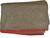 Brand New Wool Mix Brown Army Blanket with red stitched edge - thumbnail image 2