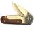 Small Wooden look locking blade pocket knife