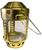 Candle lantern - brass finish anodised aluminium