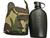 Avon Black Water bottle with Camo  or olive belt pouch