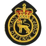 Next product: Civil Defence Blazer Badge