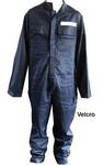 New Naval Coverall General Service Boiler Suit, Navy Blue Zip Fronted - thumbnail image 2