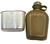 Multicam Water bottle with MTP Style Flask Cover and cup