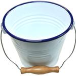 Next product: White Enamel Bucket Traditional Enamel Bucket With Handle