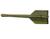 Folding Spade Used Genuine US army issue Wooden handled folding spade - thumbnail image 1